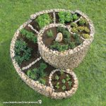 astuce jardin spiral roche grillage poule