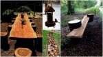 table jardin en bois
