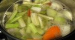 eau de cuisson des légumes