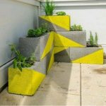 idées de jardinage blocs de ciment