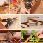 idées de jardinage planches mini-jardin